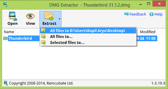 open dmg file on windows